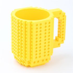 Block Design Gift Cup Holder (Option: Yellow2pcs)