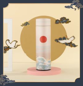 Illustrator national tide roman cup (Option: Creamy White)